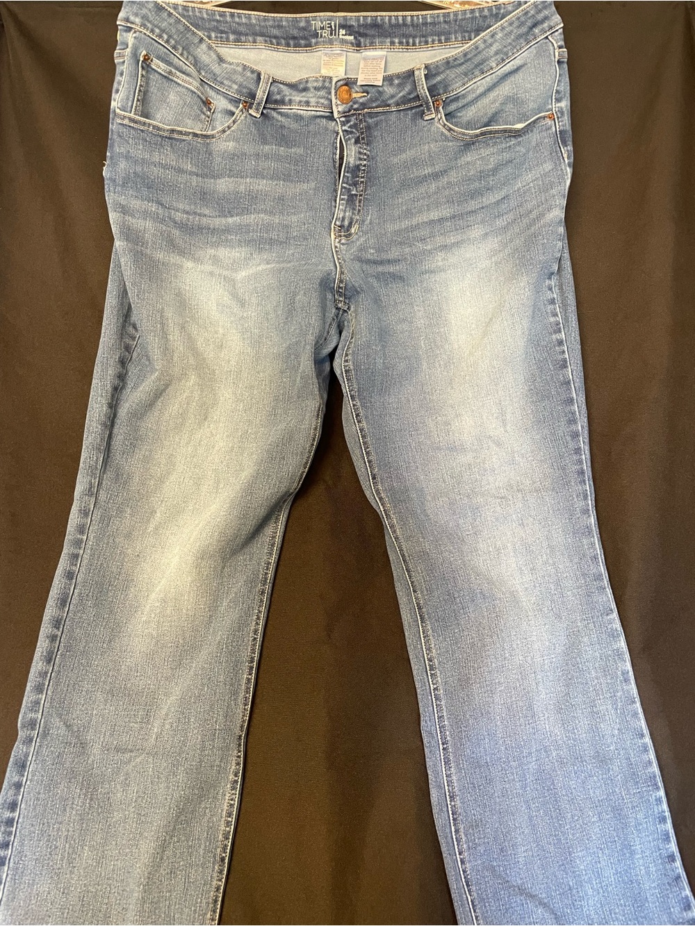 Time and Tru Medium Wash Straight Leg Jeans